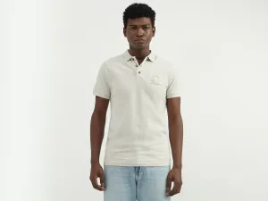 Cotton Solid Polo Collar Mens T-shirts