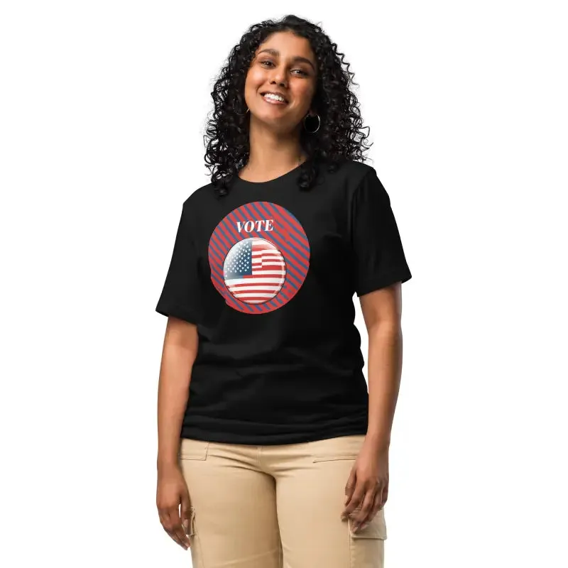 Cozy Patriotic Vote t Shirt Election Season Tee