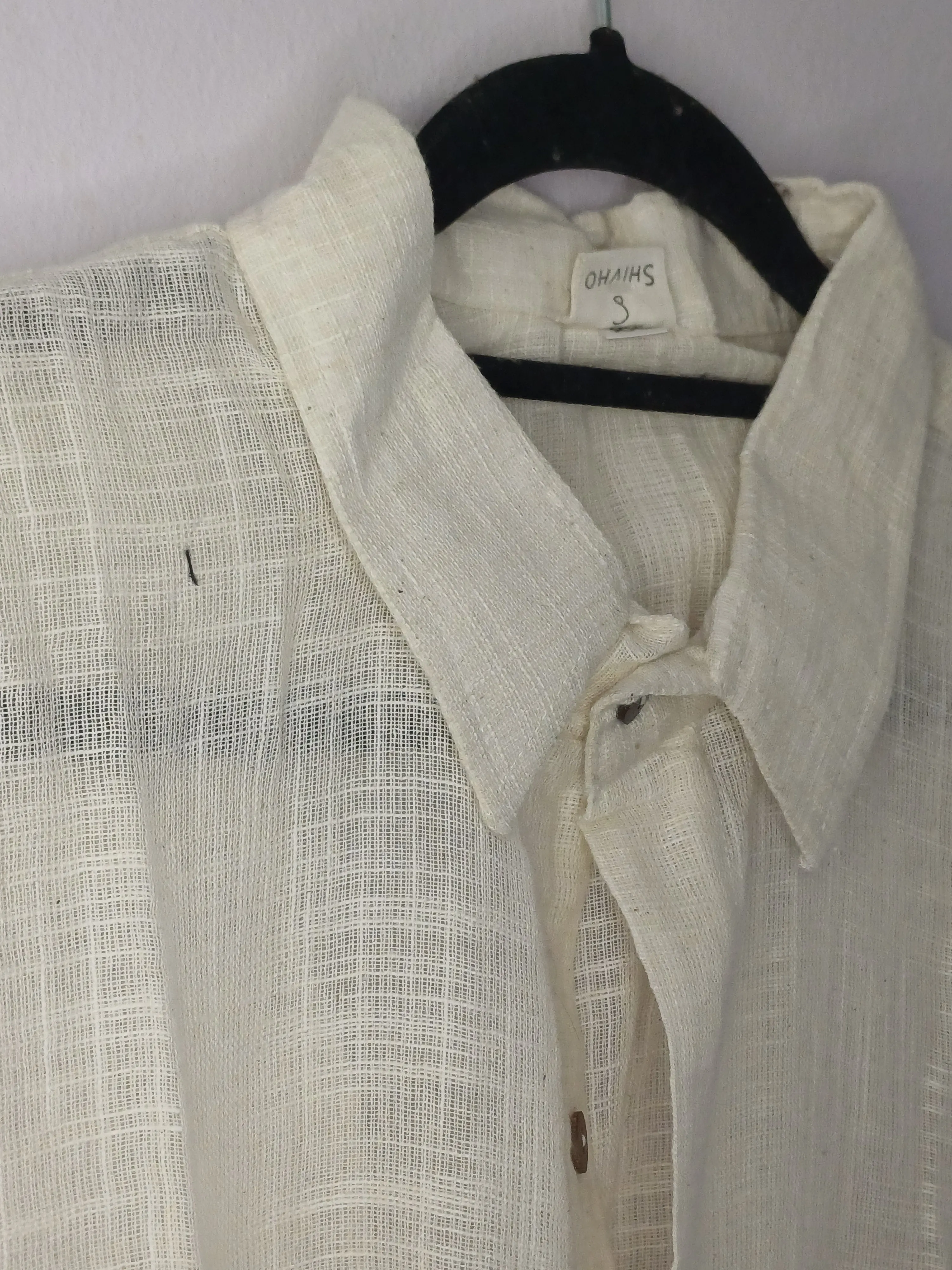 Cream Linen Shirt