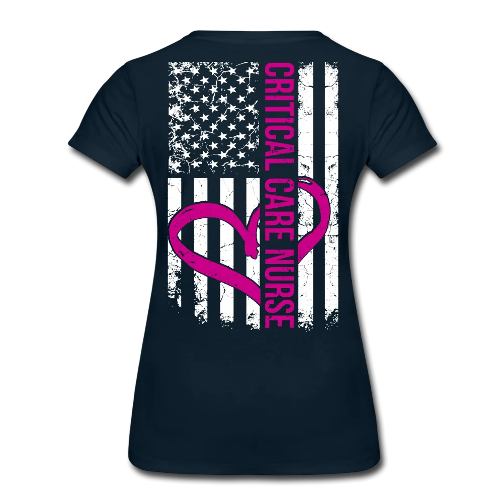 Critical Care Nurse Women’s Premium T-Shirt (CK1837) 