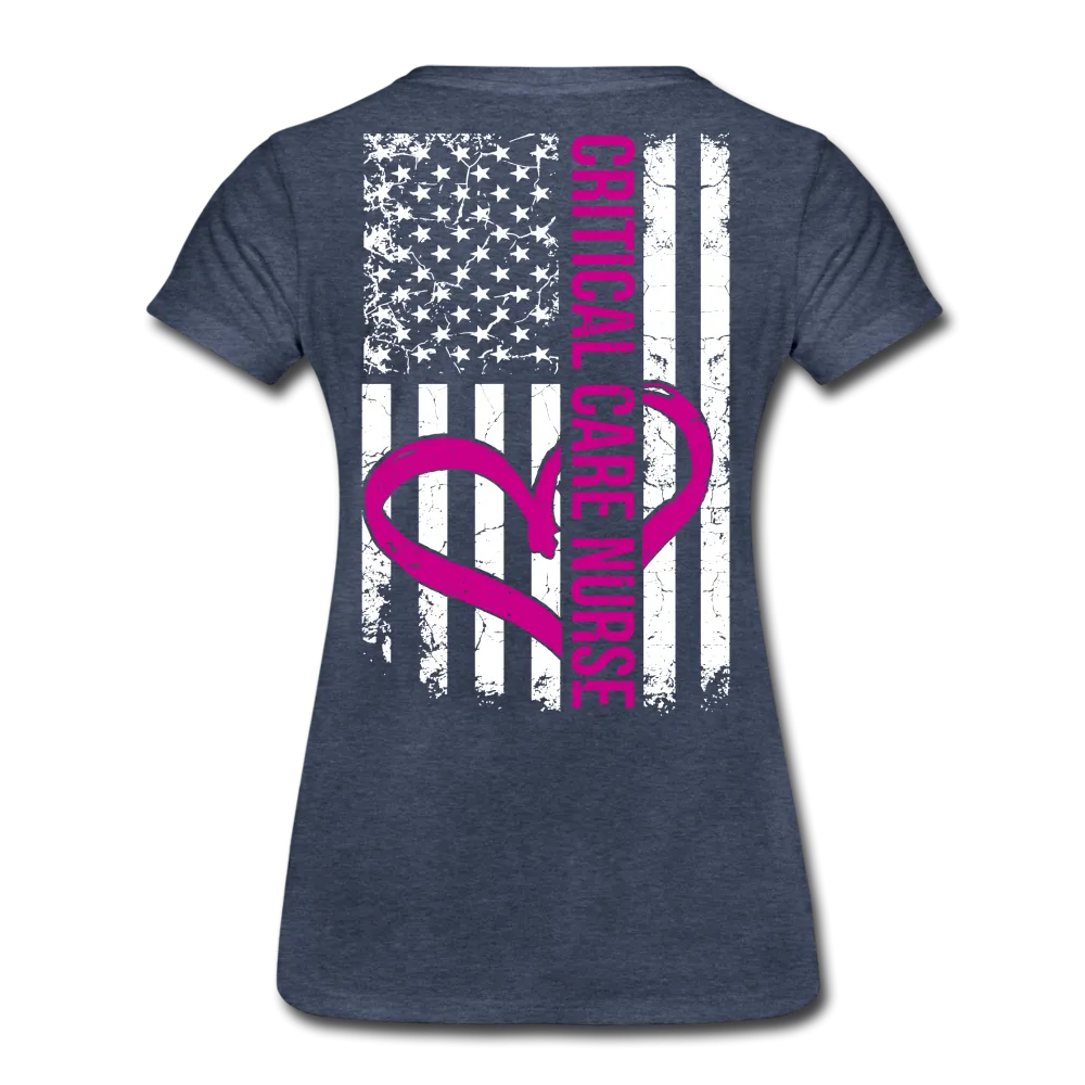 Critical Care Nurse Women’s Premium T-Shirt (CK1837) 