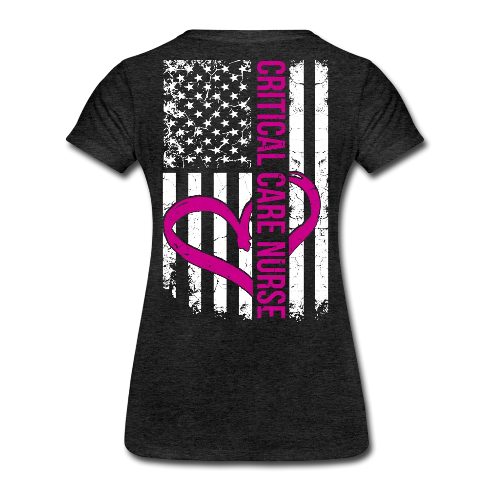 Critical Care Nurse Women’s Premium T-Shirt (CK1837) 