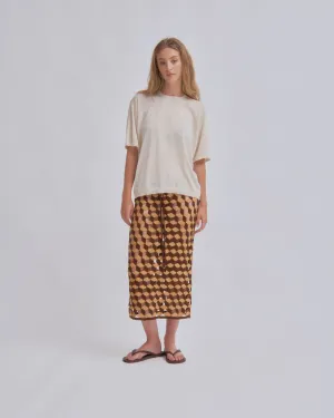Crochet Skirt in  Sun x Wood