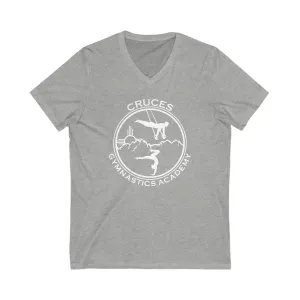 Cruces Gymnastics Unisex Fitted V-Neck T-Shirt