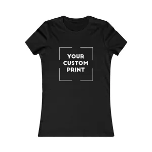 Custom Print for Women | Fitted T-shirt
