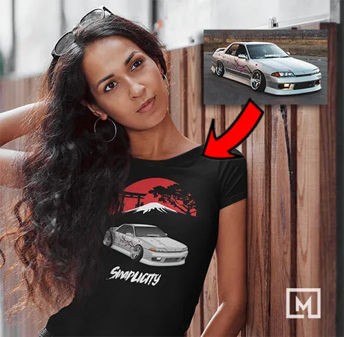 Custom Print for Women | Fitted T-shirt