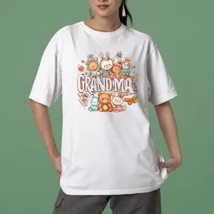 Cute Chibi Grandma T-Shirt, Teddy Bear Nana Shirt, Celebrate Mom, Nana Shirt, Grandma Hoodie, Grandma Shirt, Mother's Day Gift For Grandma, Happy Mother's Day