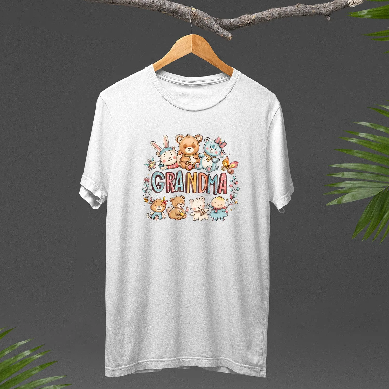 Cute Chibi Grandma T-Shirt, Teddy Bear Nana Shirt, Celebrate Mom, Nana Shirt, Grandma Hoodie, Grandma Shirt, Mother's Day Gift For Grandma, Happy Mother's Day