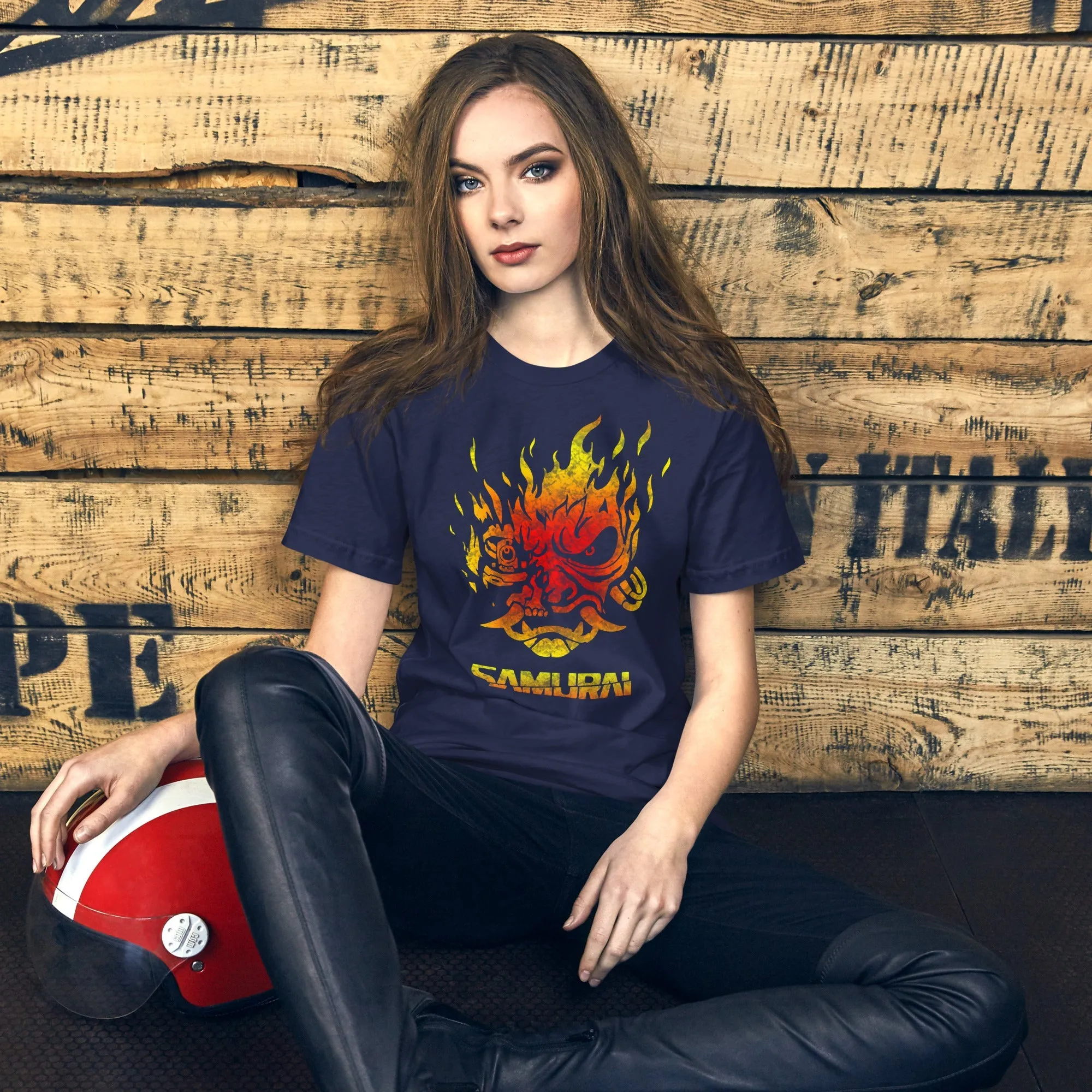 Cyber Samurai Demon T-shirt