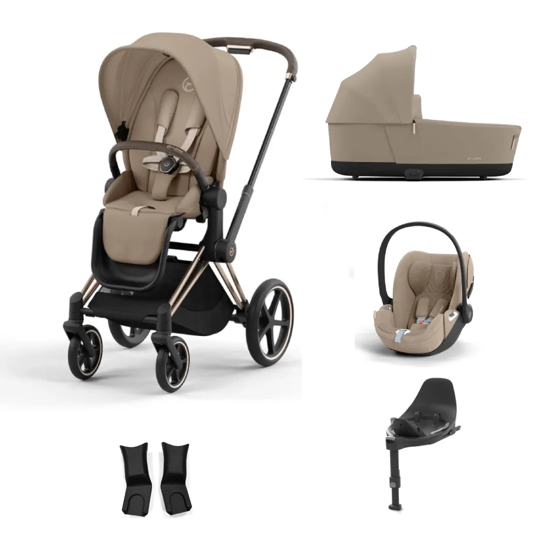 Cybex Priam Cloud T i-Size Bundles - Cozy Beige