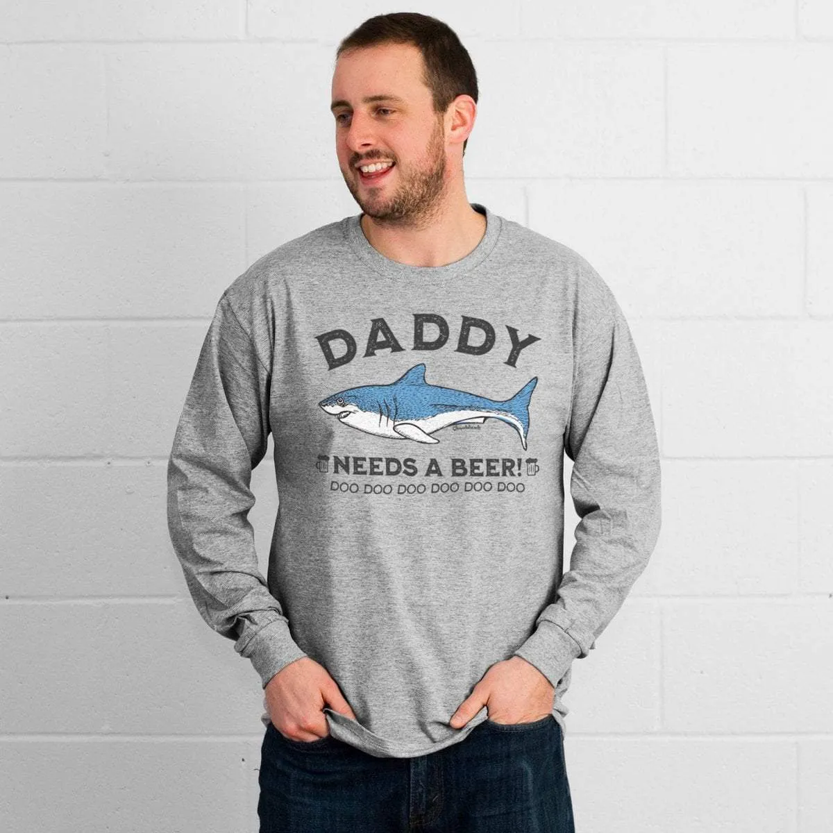 Daddy Shark Needs a Beer T-Shirt