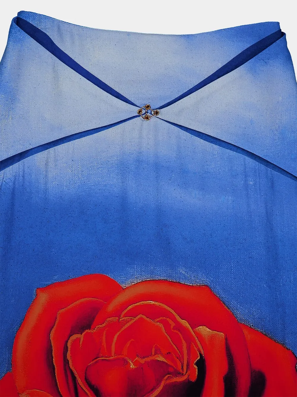 Dali Rose Print Maxi Skirt