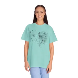 Dandelions Dreams Comfort Tee for Cozy Woman