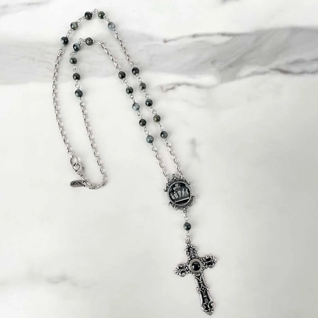 Dark Ruler Rosary Necklace