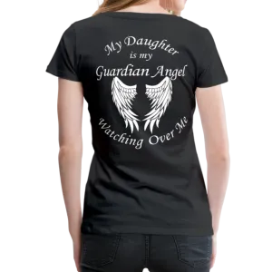 Daughter Guardian Angel Women’s Premium T-Shirt (CK3553)