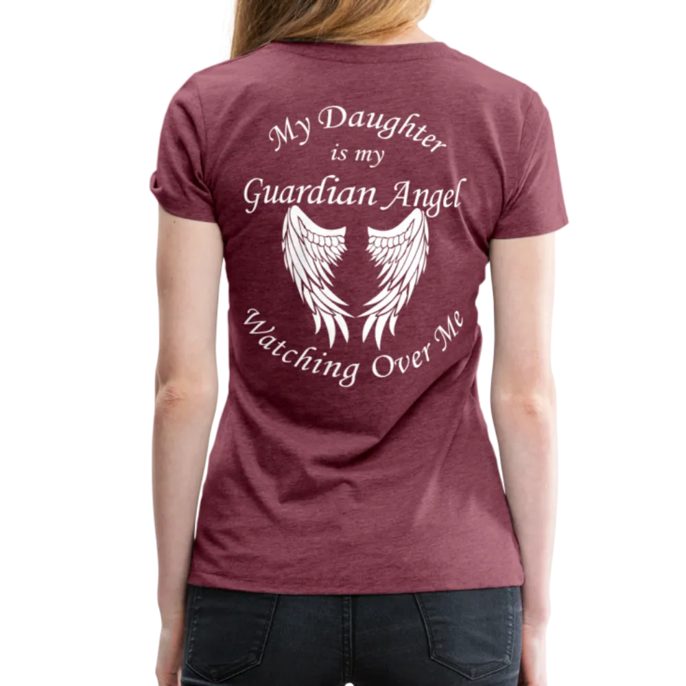 Daughter Guardian Angel Women’s Premium T-Shirt (CK3553)