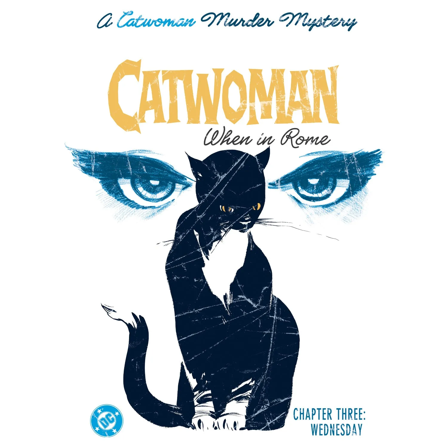 DC Comics Catwoman Cover Rome Official Women's T-shirt (White)
