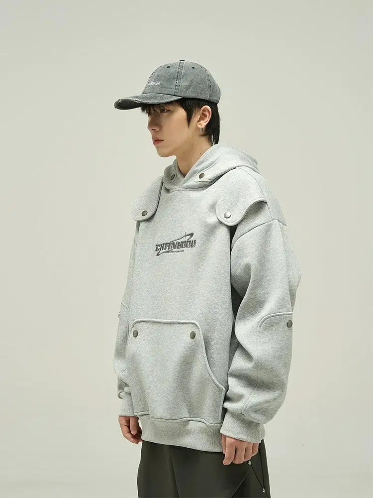 Deconstructed Hooded Sweatshirt