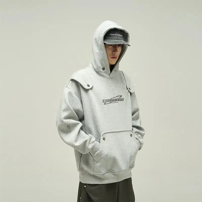 Deconstructed Hooded Sweatshirt