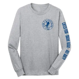 Dirty Hooker Classic Navy Blue Long Sleeve T-Shirt