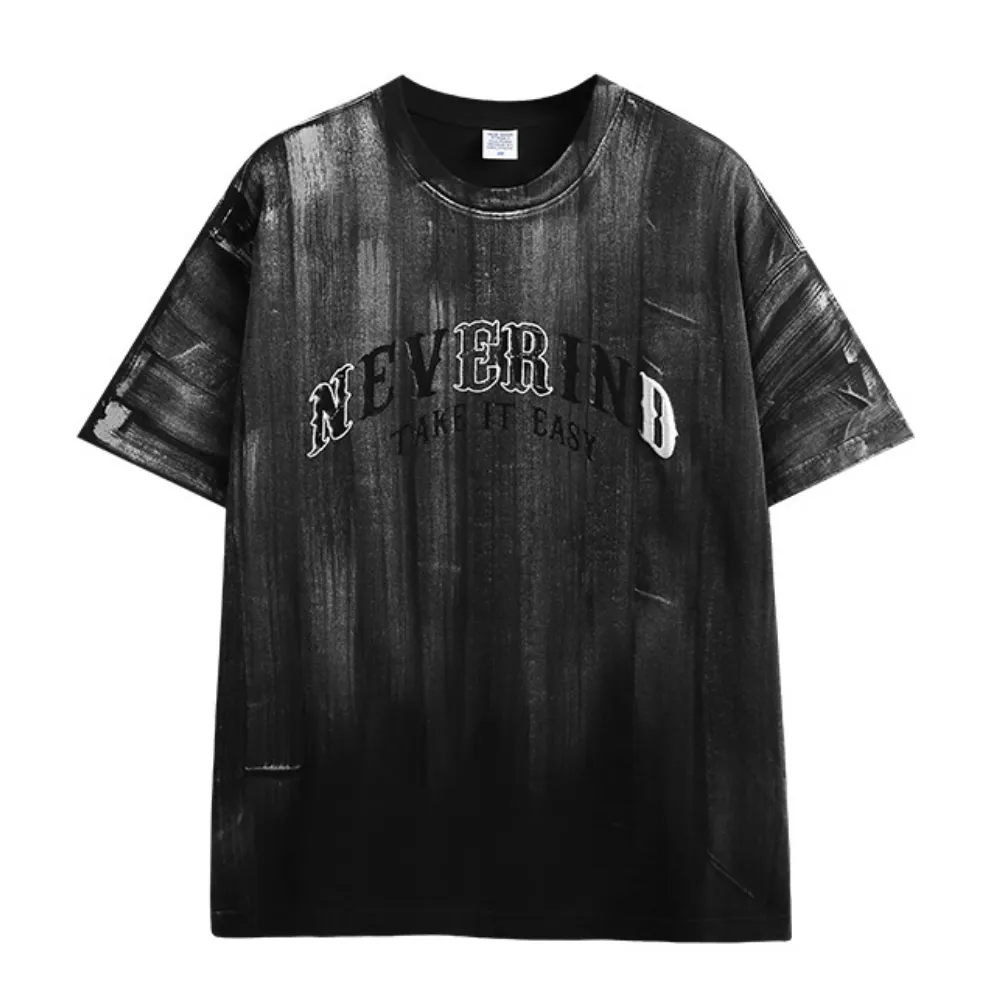 Distressed Lettering T-shirt