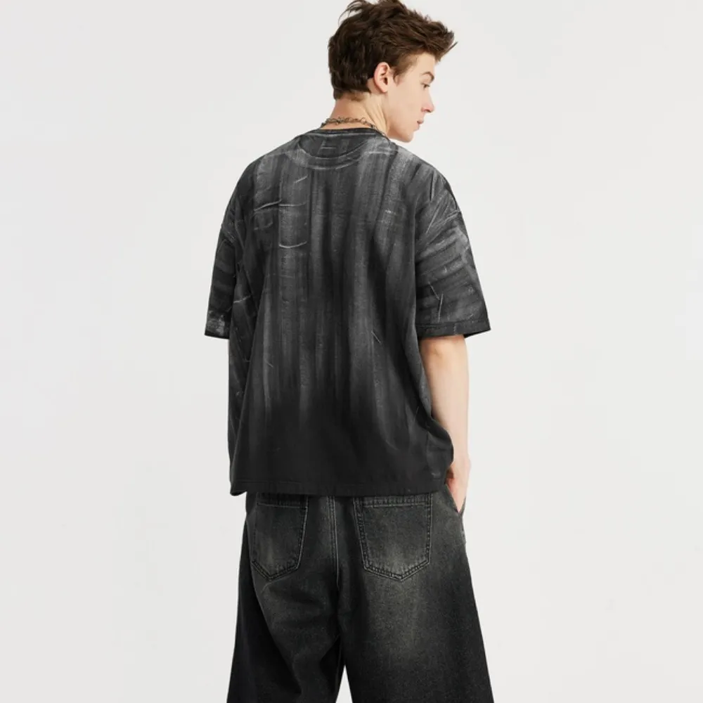 Distressed Lettering T-shirt