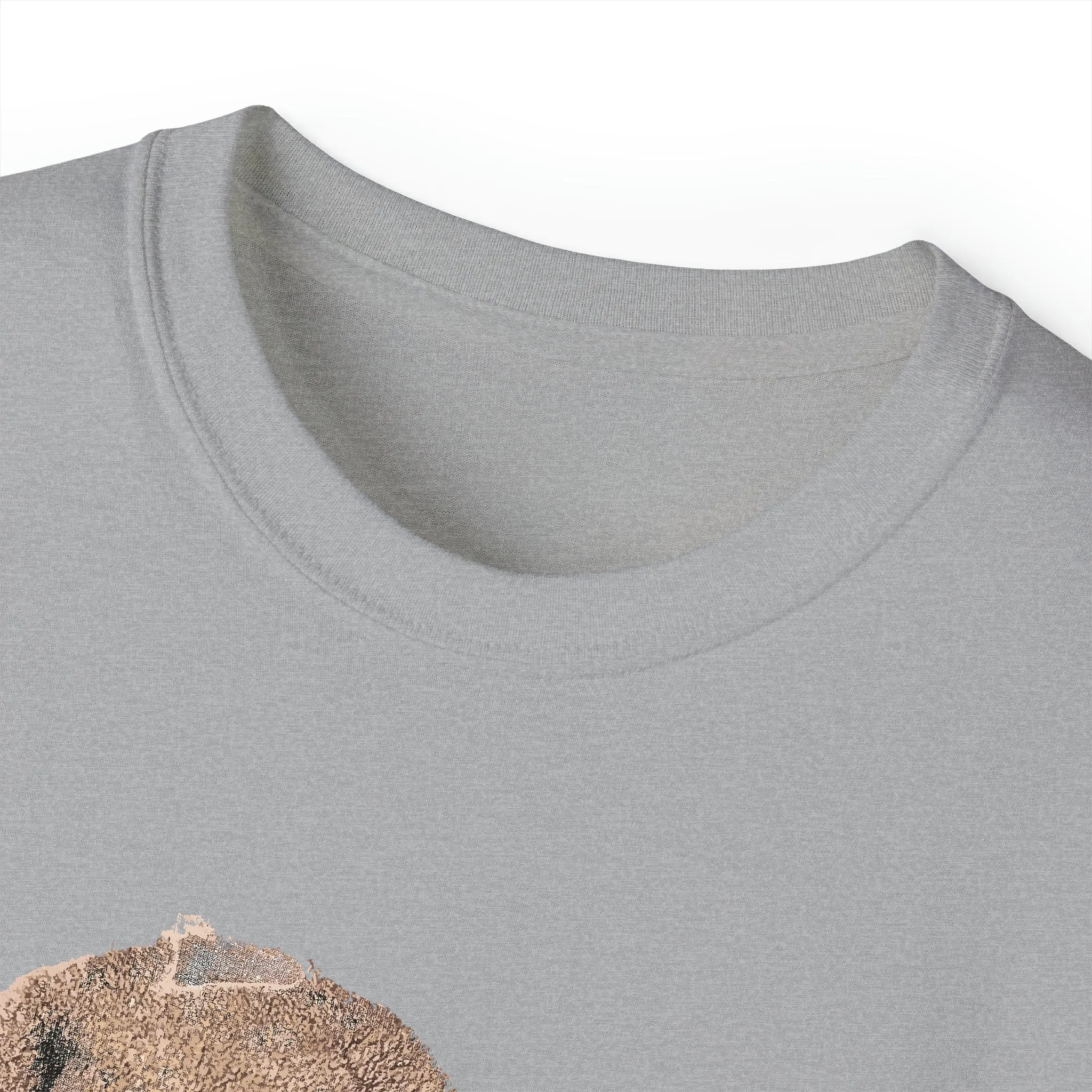 Distressed Side-Headed Teddy Tee
