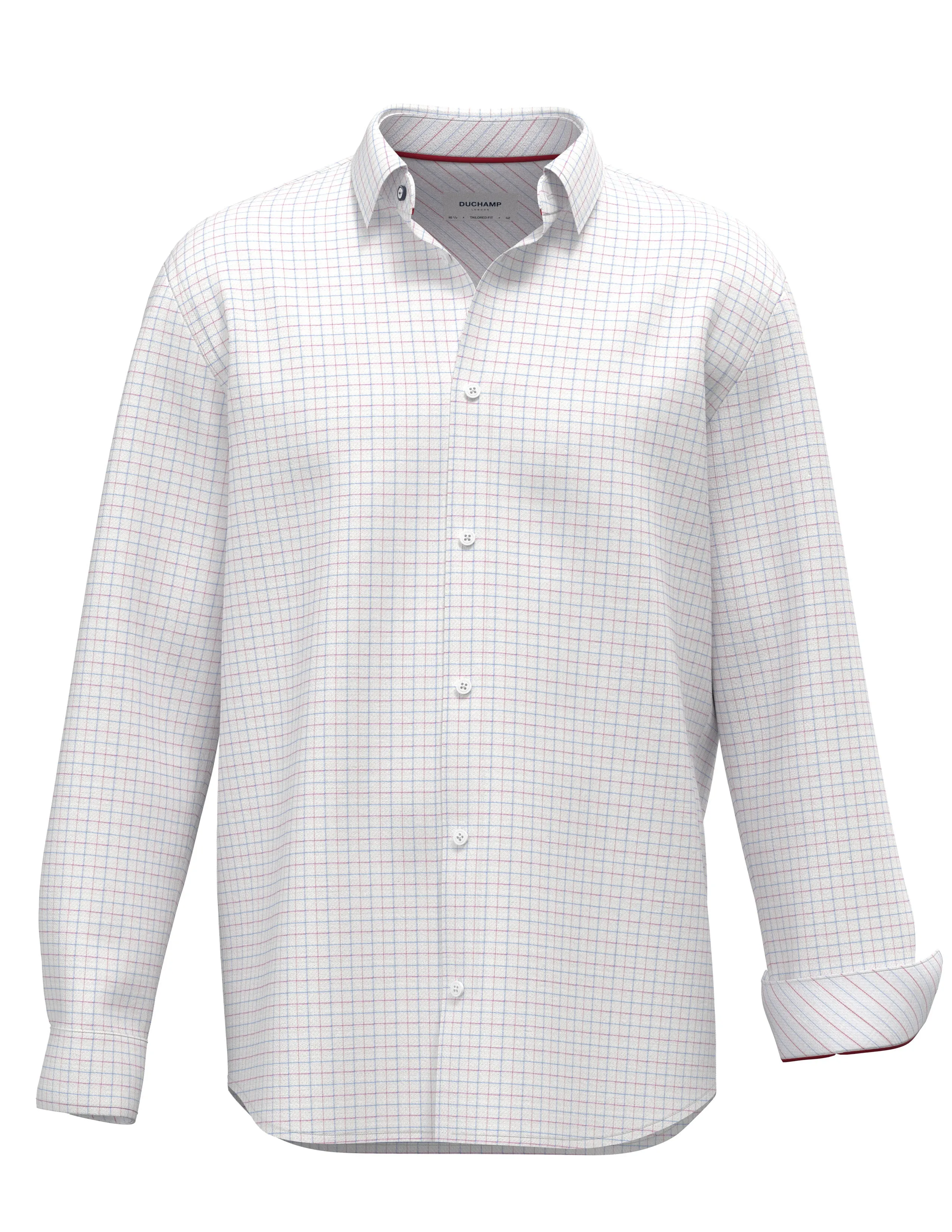 Duchamp London Check Dress Shirt