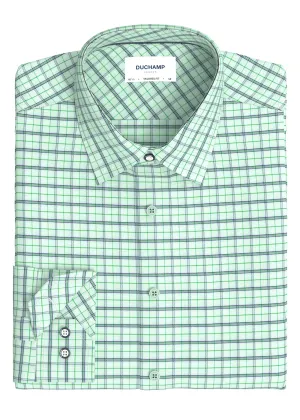 Duchamp London Windowpane Dress Shirt