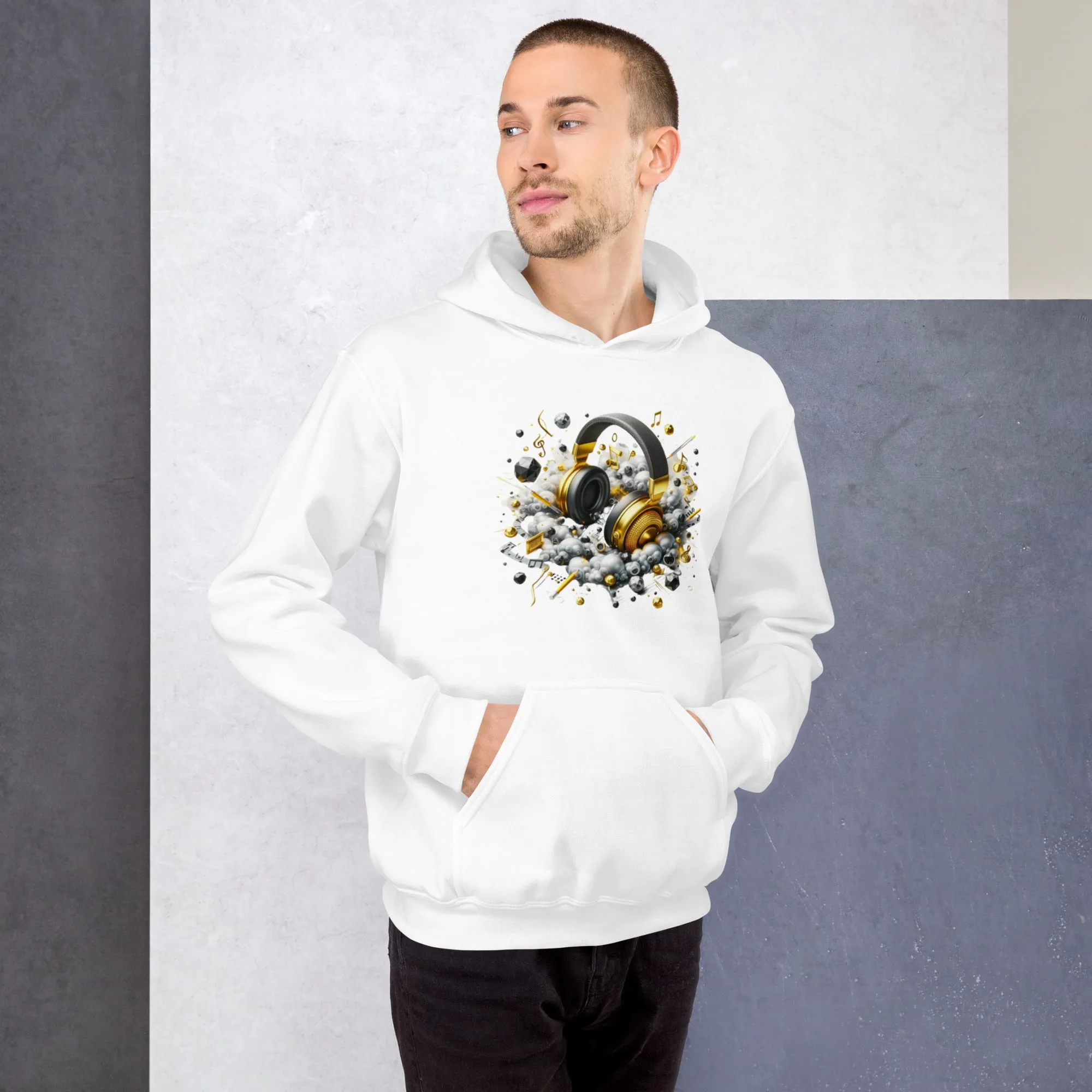 DUO MODERN "Gold Headphones" Hoodie