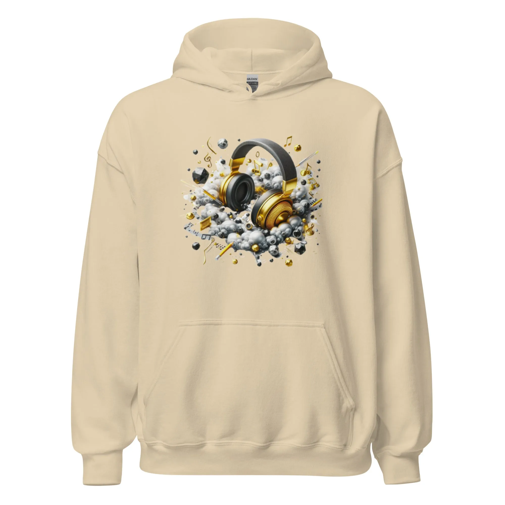 DUO MODERN "Gold Headphones" Hoodie