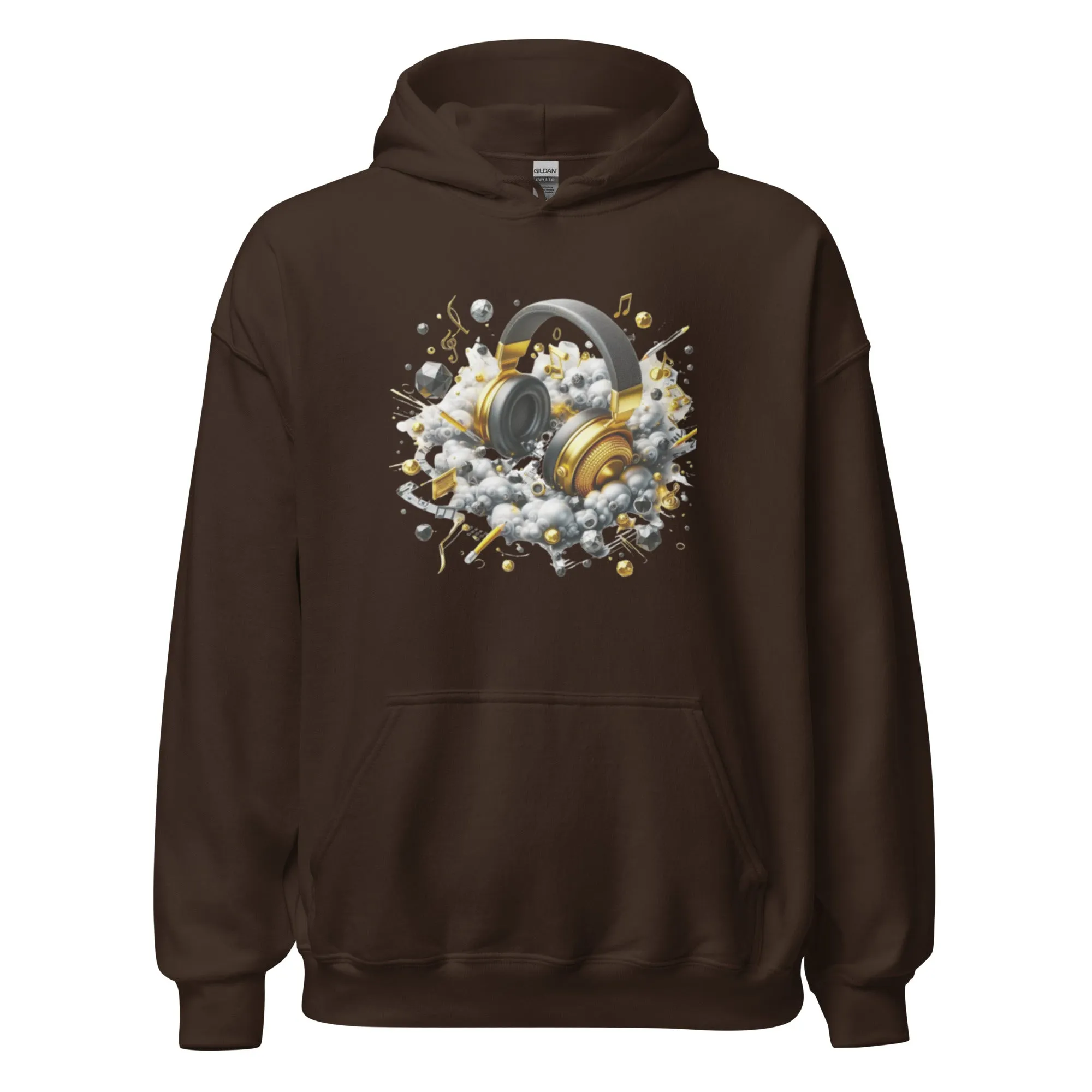 DUO MODERN "Gold Headphones" Hoodie