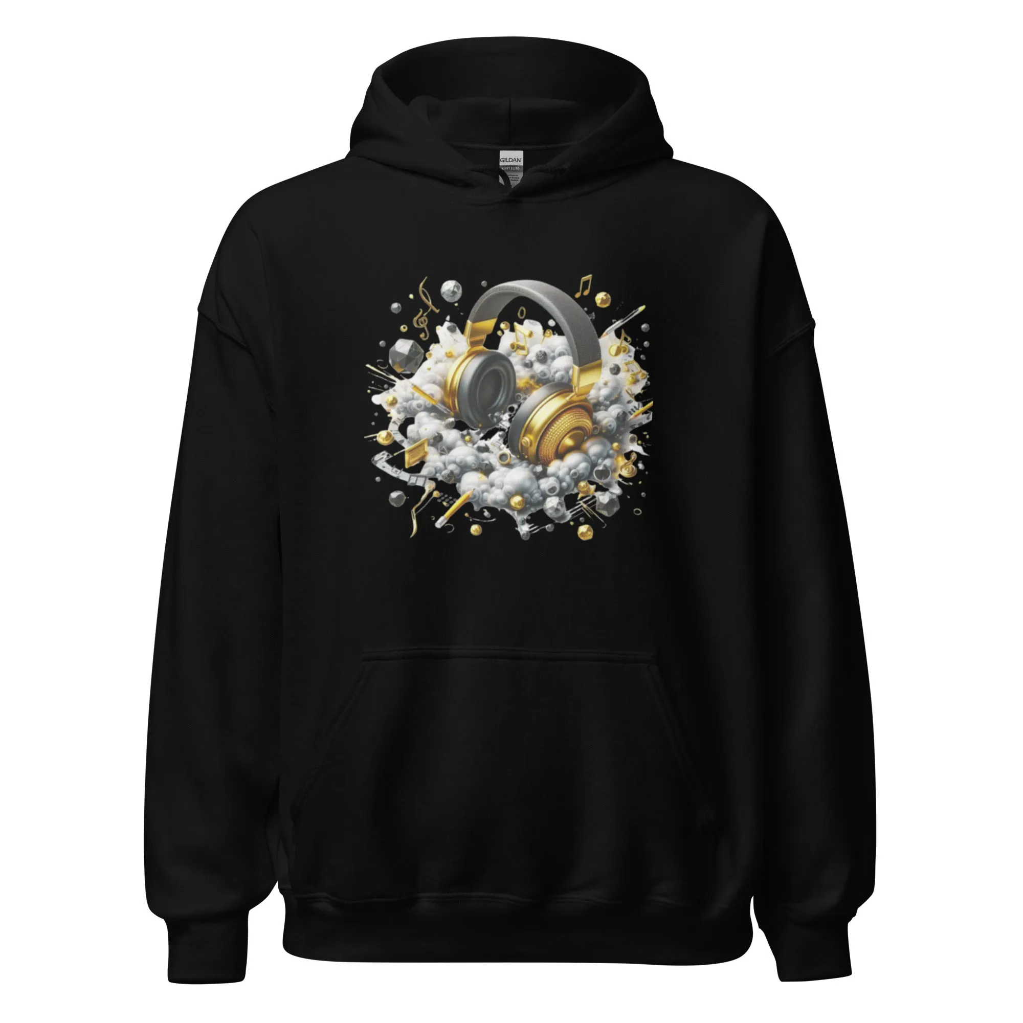 DUO MODERN "Gold Headphones" Hoodie