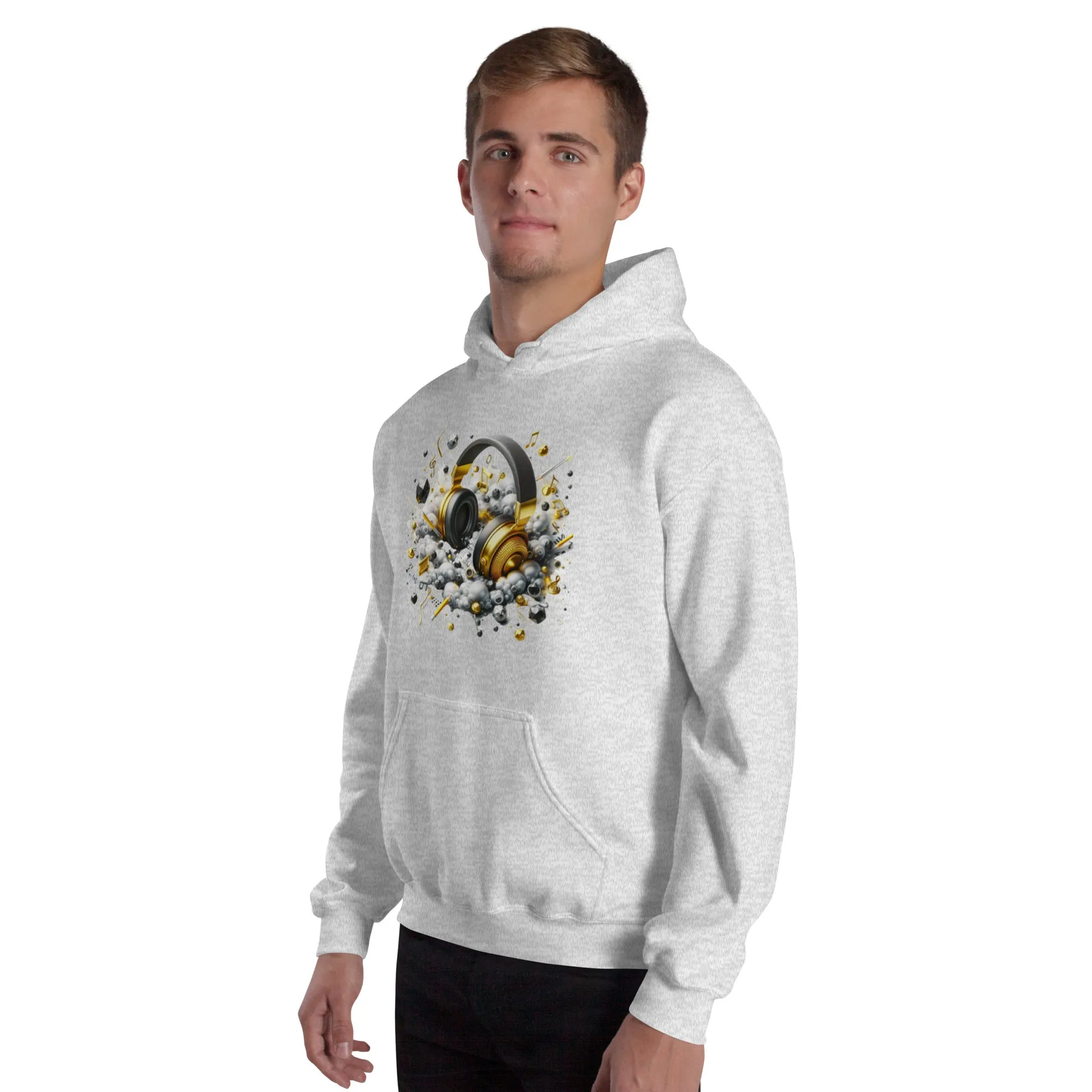 DUO MODERN "Gold Headphones" Hoodie