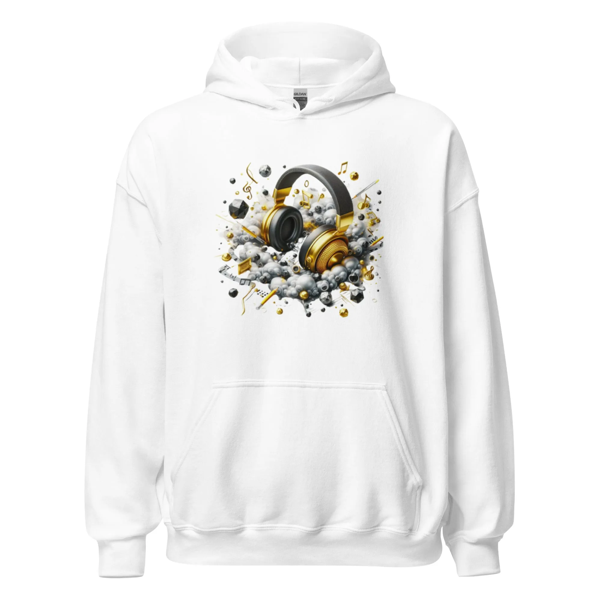 DUO MODERN "Gold Headphones" Hoodie