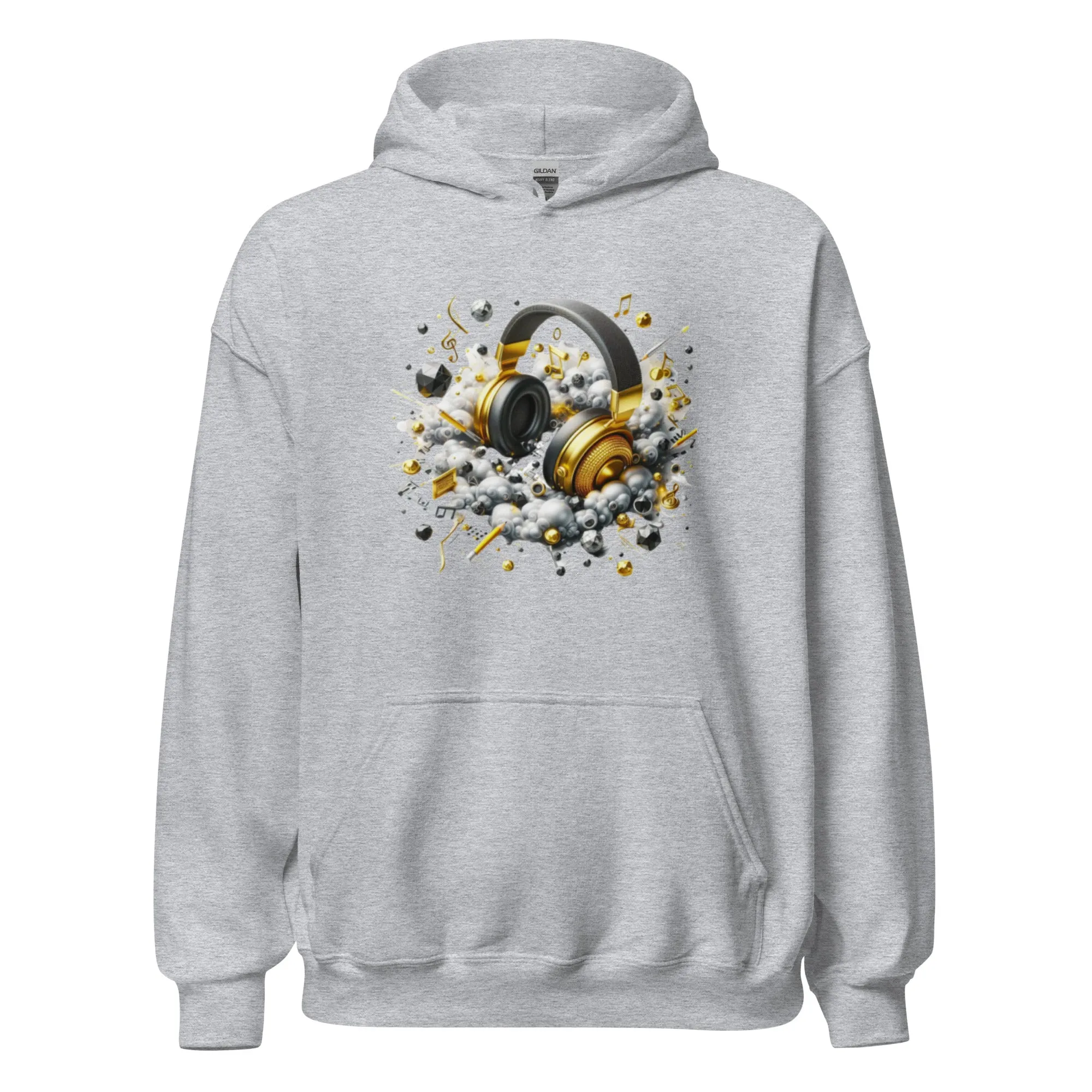 DUO MODERN "Gold Headphones" Hoodie
