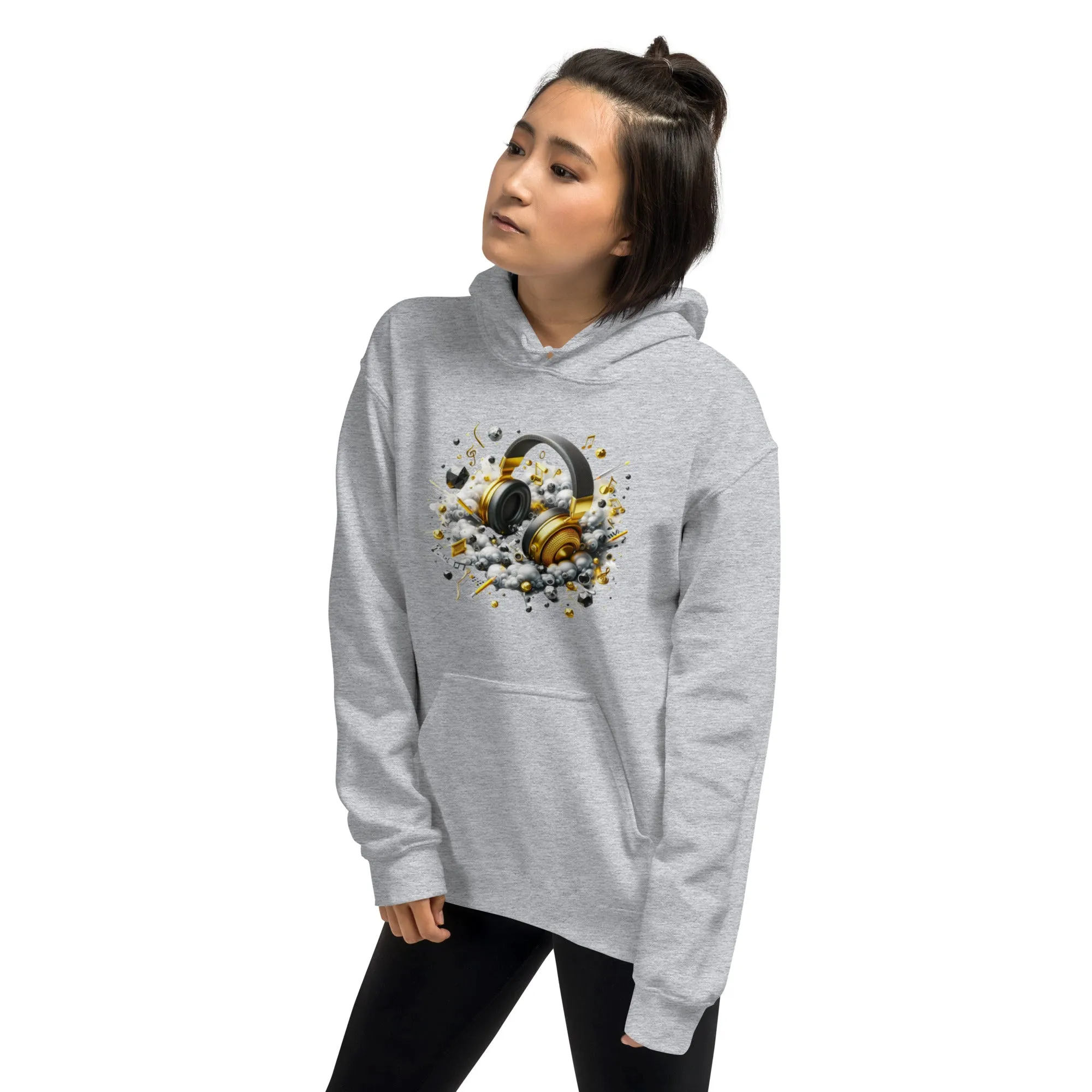 DUO MODERN "Gold Headphones" Hoodie