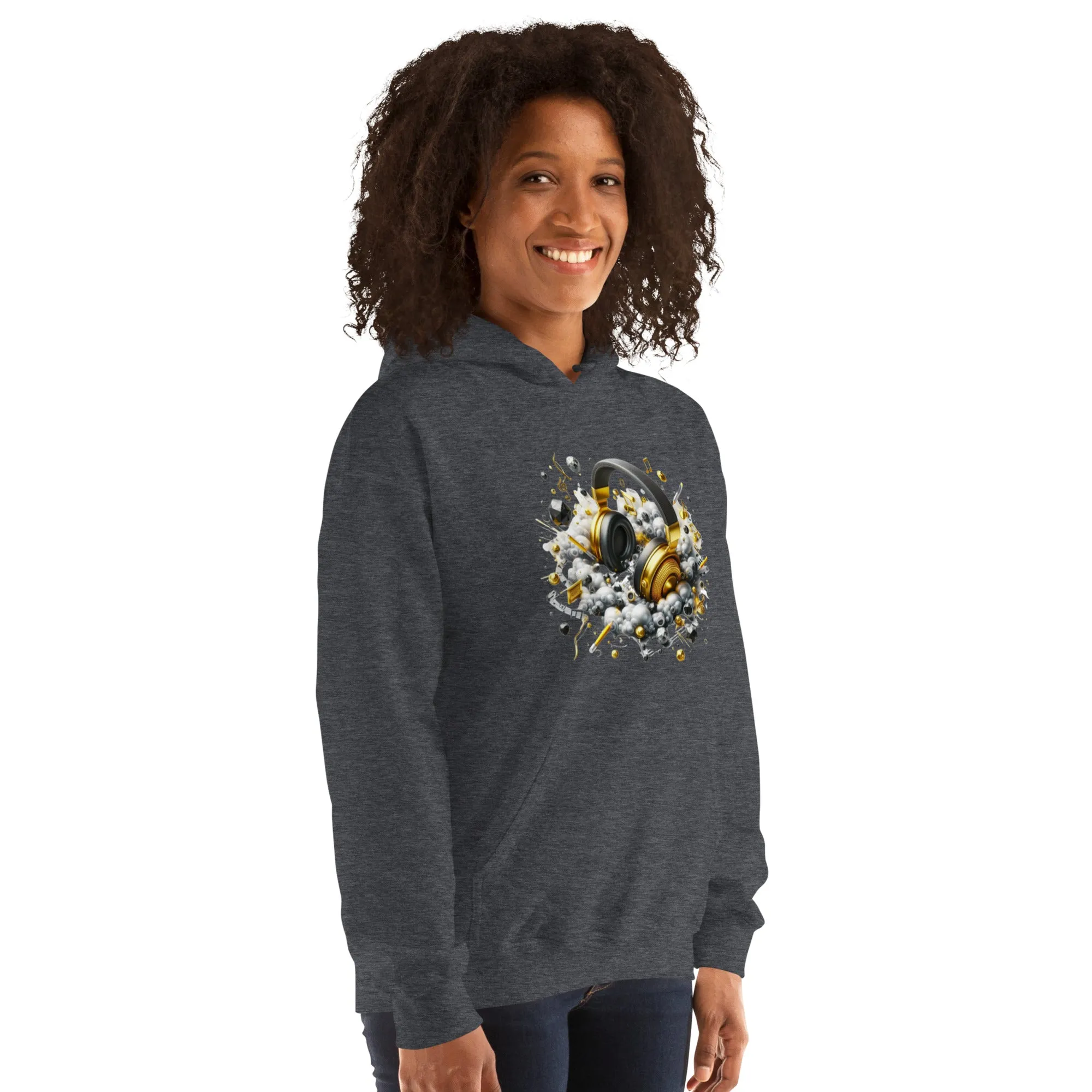 DUO MODERN "Gold Headphones" Hoodie