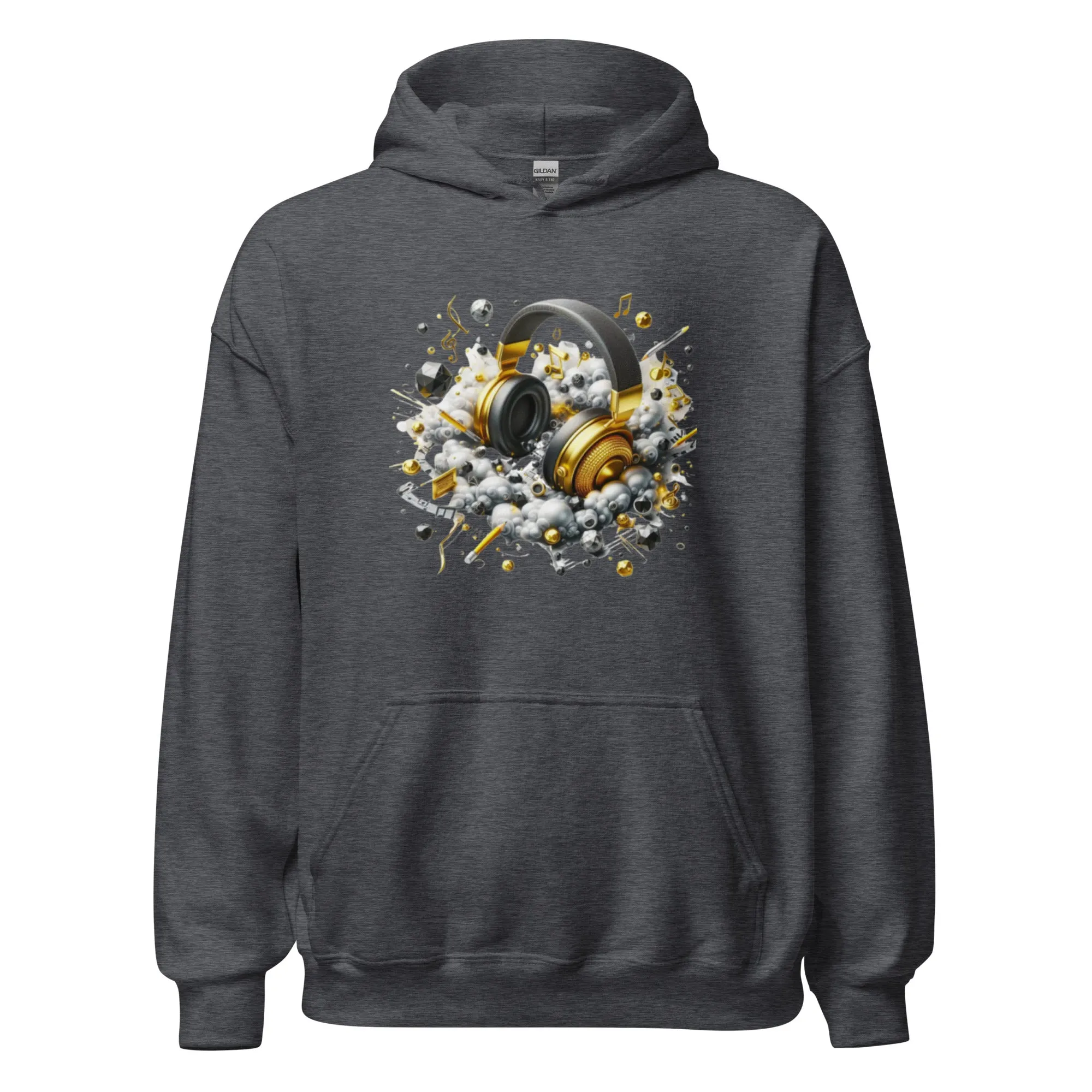 DUO MODERN "Gold Headphones" Hoodie