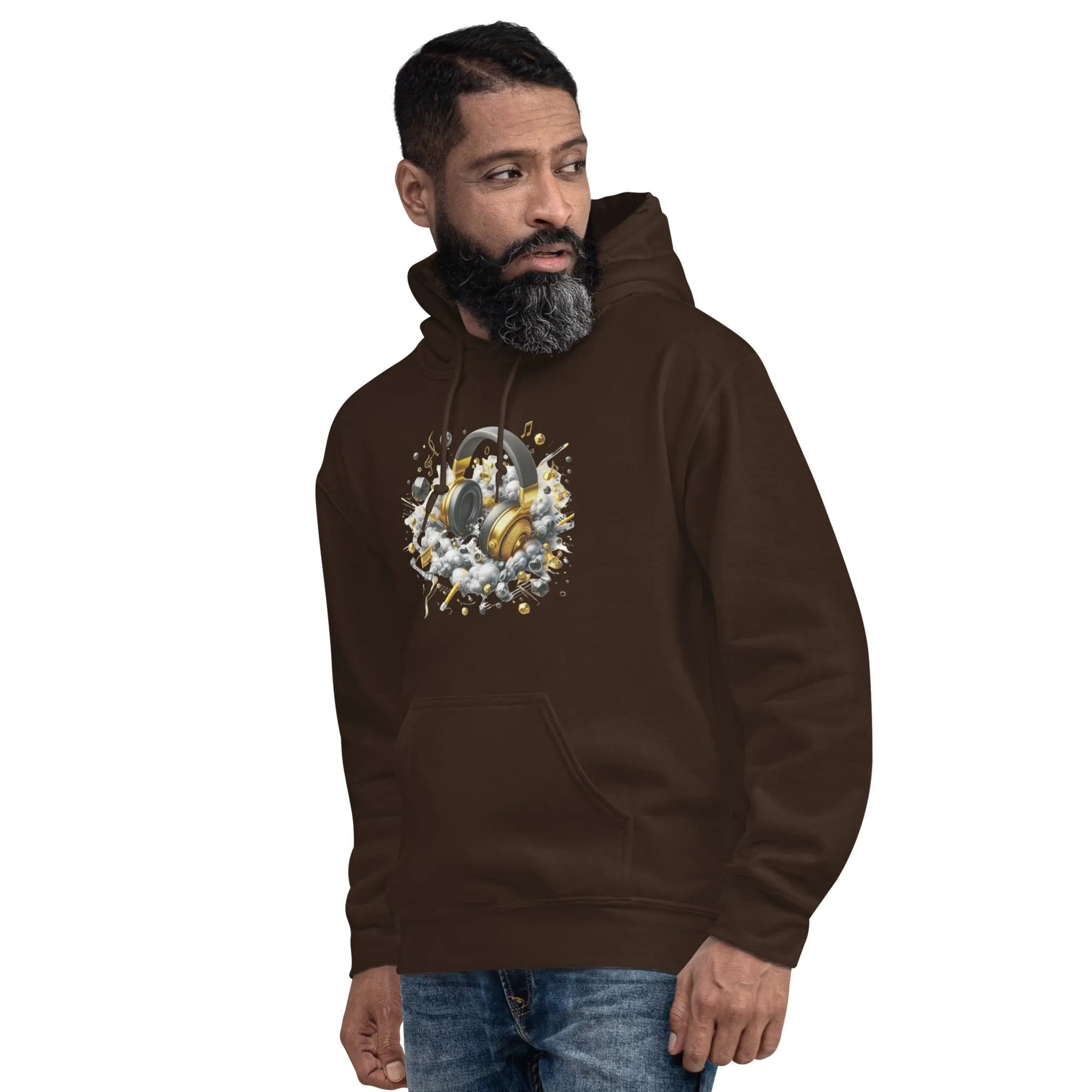 DUO MODERN "Gold Headphones" Hoodie
