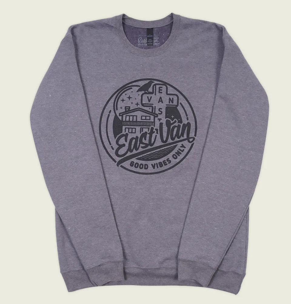 EAST VAN GOOD VIBES Unisex Sweatshirt