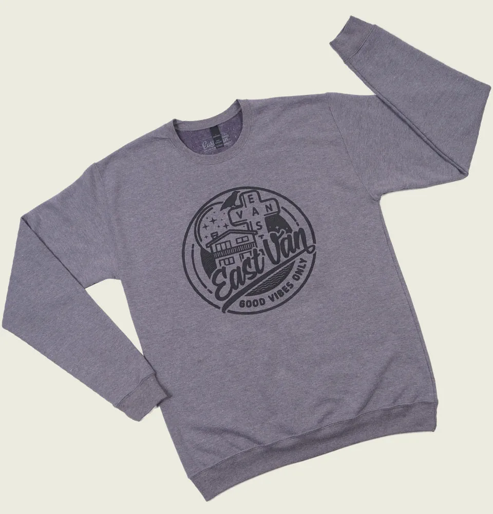 EAST VAN GOOD VIBES Unisex Sweatshirt