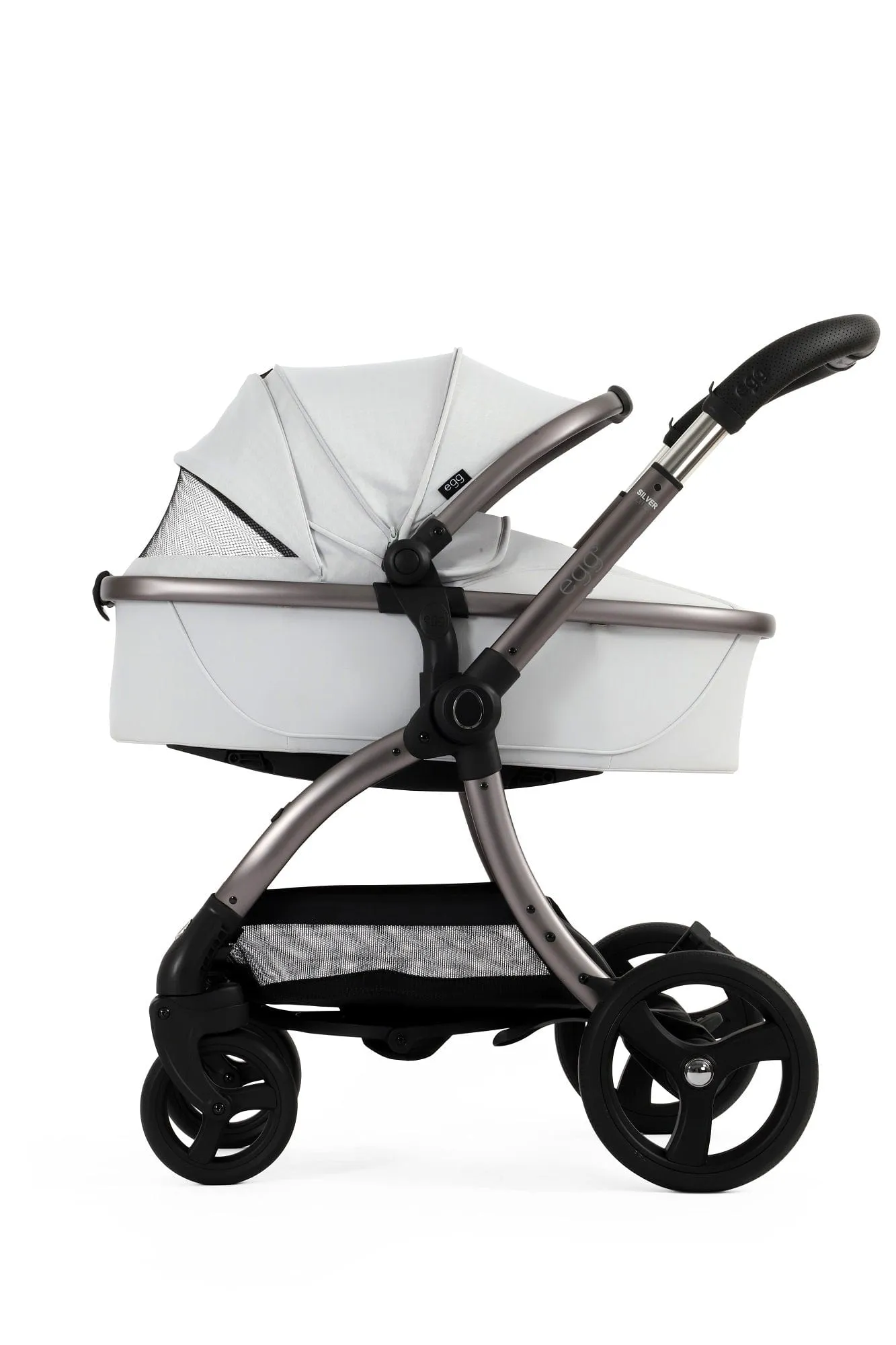 Egg 3 Luxury Cloud T i-Size Travel System - Houndstooth Silver