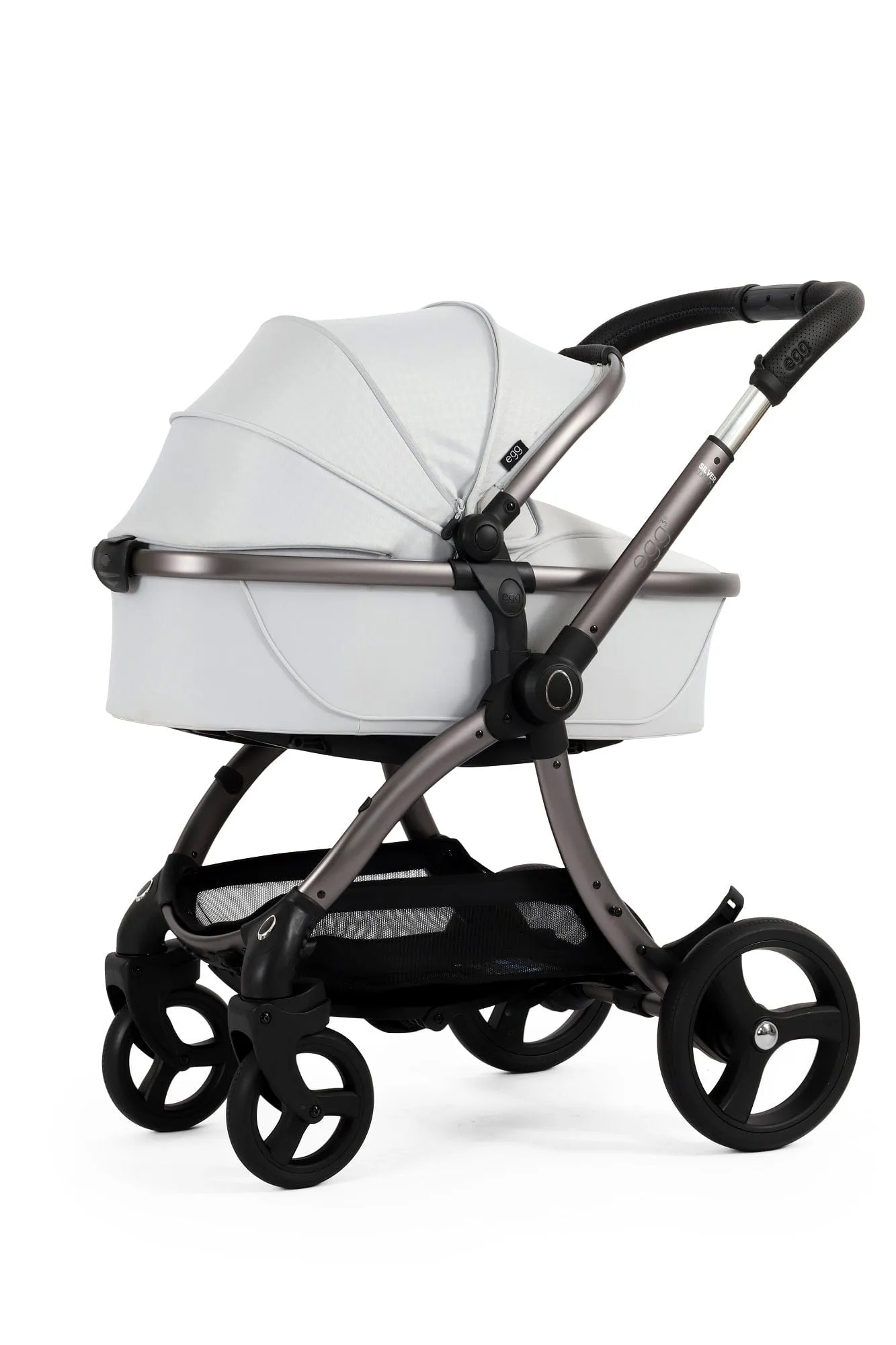 Egg 3 Luxury Cloud T i-Size Travel System - Houndstooth Silver
