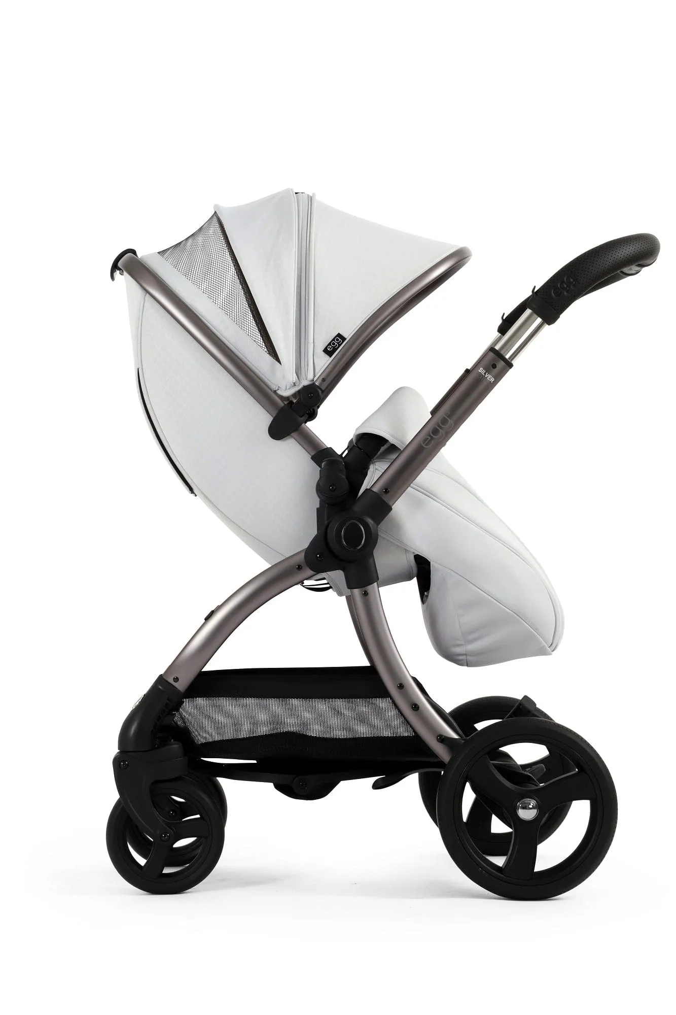 Egg 3 Luxury Cloud T i-Size Travel System - Houndstooth Silver