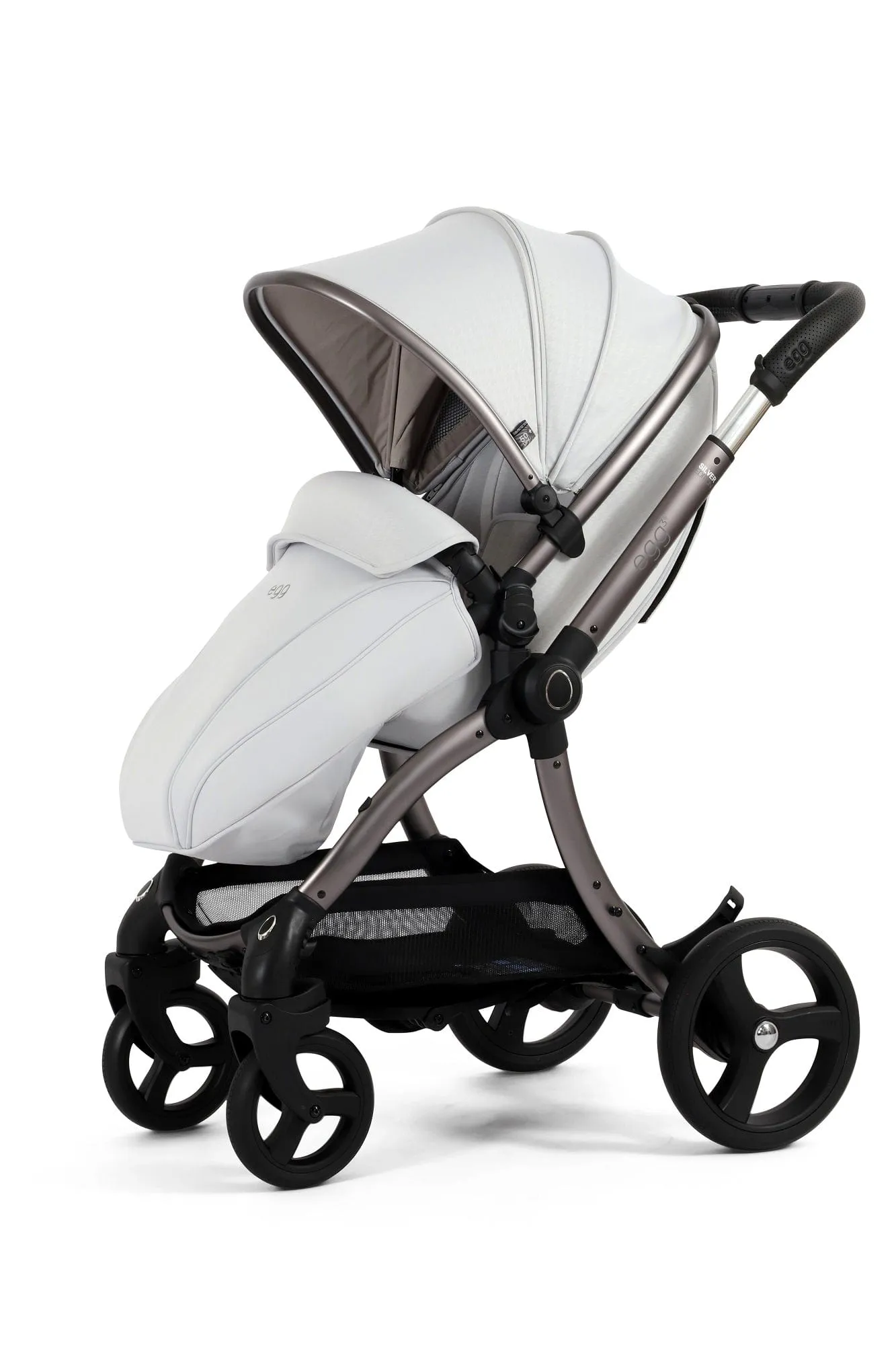 Egg 3 Luxury Cloud T i-Size Travel System - Houndstooth Silver