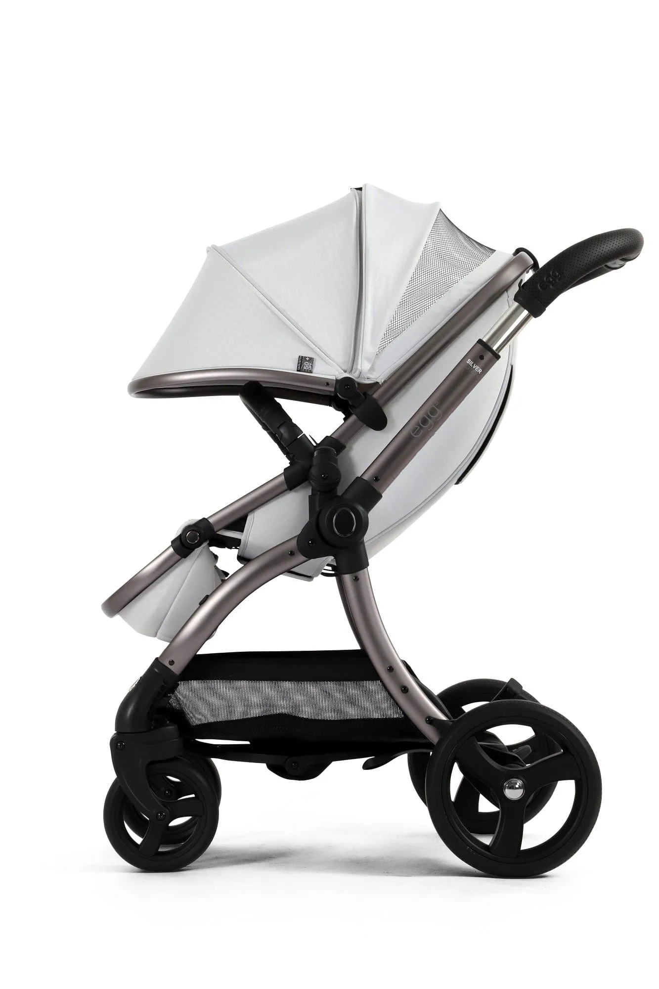 Egg 3 Luxury Cloud T i-Size Travel System - Houndstooth Silver