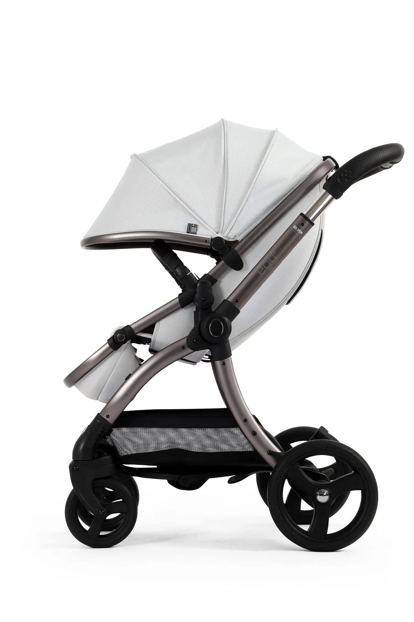 Egg 3 Luxury Cloud T i-Size Travel System - Houndstooth Silver