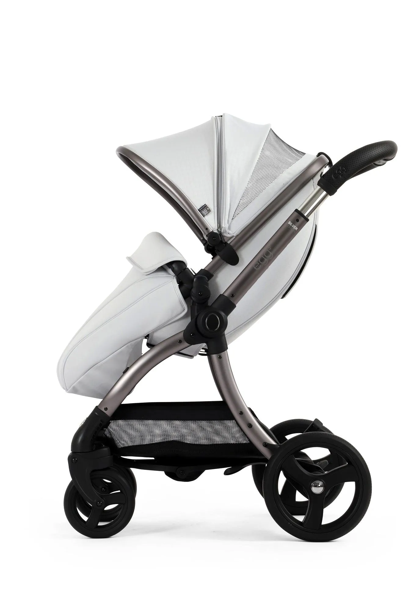 Egg 3 Luxury Cloud T i-Size Travel System - Houndstooth Silver