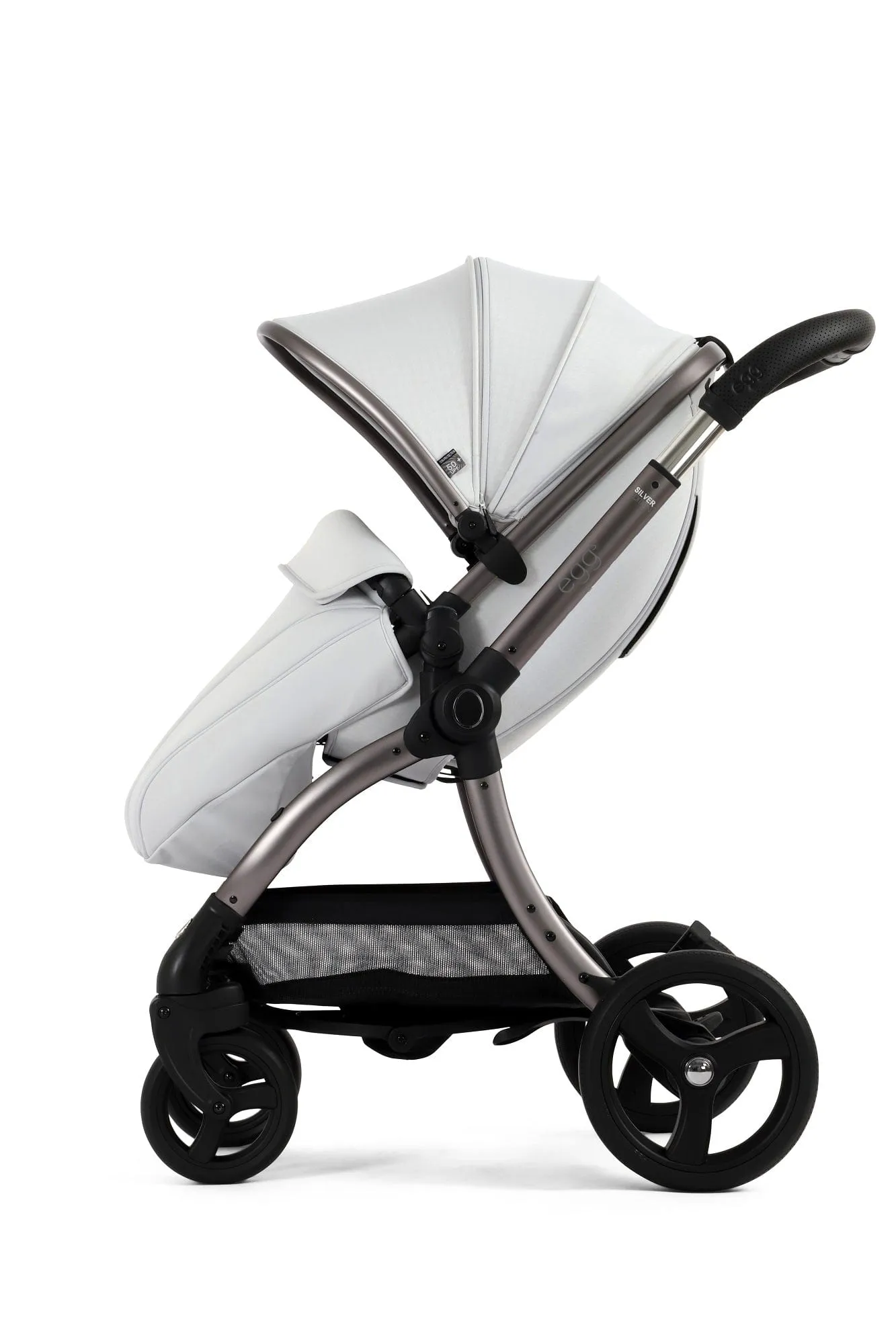 Egg 3 Luxury Cloud T i-Size Travel System - Houndstooth Silver
